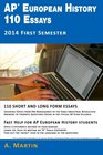AP European History 110 Essays 2014 First Semester