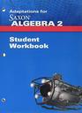 Saxon Algebra 2 Student Workbook Fourth Edition