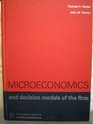 Microeconomics and Decision Models of the Firm