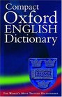 Compact Oxford English Dictionary of Current English