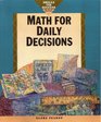 Math for Daily Decisions