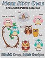 More Hoot Owls  Cross Stitch Pattern Collection