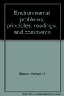 Environmental problems principles readings and comments
