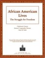 African American Lives American History Preliminary Edition Single Volume Edition