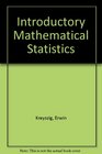 Introductory Mathematical Statistics