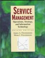 Service Management Operations Strategy and Information Technology
