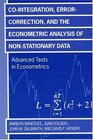 CoIntegration Error Correction and the Econometric Analysis of NonStationary Data