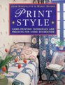 Print Style HandPrinted Patterns for Home Decoration