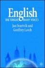 English  One Tongue Many Voices