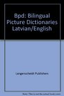 Langenscheidt Picture Dictionary Latvian/English