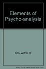 Elements of Psychoanalysis