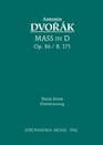 Mass in D Op 86  Vocal score