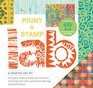 Print and Stamp Lab Kit: A Creative Kit for Making Your Own Stamps - Includes 32-page book with instructions for making your own awesome stamps