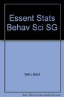 SG Essentials of Statistics for Behavi