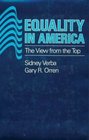 Equality in America The View from the Top