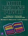 More Reading Power  Reading Faster Thinking Skills Reading for Pleasure Comprehension Skills