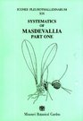 Systematics of masdevallia