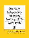 Dearborn Independent Magazine January 1926May 1926