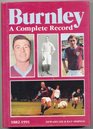 Burnley A Complete Record 18821991
