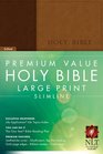 Premium Value Large Print Slimline Bible NLT, TuTone