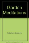 Garden Meditations