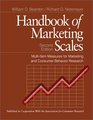 Handbook of Marketing Scales  MultiItem Measures for Marketing and Consumer Behavior Research
