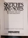 Sketches and Notes Washington 19691975