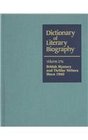 Dictionary of Literary Biography British Mystery and Thriller Writers