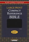 Holy Bible King James Version Black/Silver Reference Bible