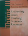 Accounting Issues Involving Economic Resources