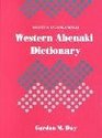 Western Abenaki Dictionary EnglishAbenaki