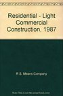 Residential  Light Commercial Construction 1987