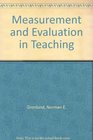 Measurement and evaluation in teaching