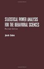 Statistical Power Analysis for the Social Sciences