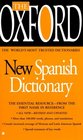 Diccionario español/inglés - inglés/español: The Oxford New Spanish