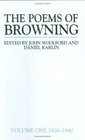 The Poems of Browning 18261840