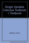 Single Variable Calculus Textbook  Textbook