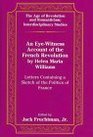 An EyeWitness Account of the French Revolution by Helen Maria Williams Letters Containing a Sketch of the Politics of France