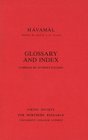 Havamal: Glossary and Index (Viking Society for Northern Research Text)