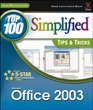 Office 2003 Top 100 Simplified Tips  Tricks