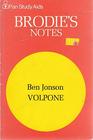 Brodie's Notes on Ben Jonson's Volpone