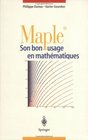 Maple Son bon usage en mathmatiques