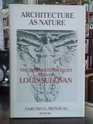 Architecture as Nature The Transcendentalist Idea of Louis Sullivan