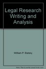 Legal Research Writing and Analysis