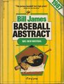 The Bill James Baseball Abstract 1987