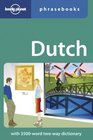 Dutch Lonely Planet Phrasebook