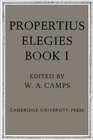 Propertius Elegies  Book 1