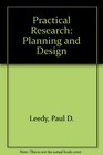 Practical Research Planning and Design