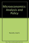 Micro Economics Analysis and Policy