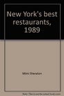 New York's best restaurants 1989